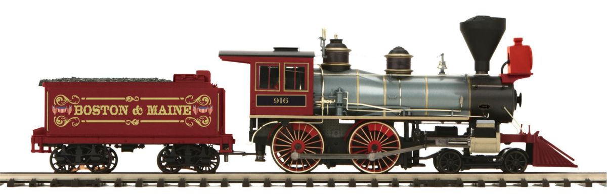 MTH MTH20301051 O 4-4-0 Steam Loco B&M/3.0