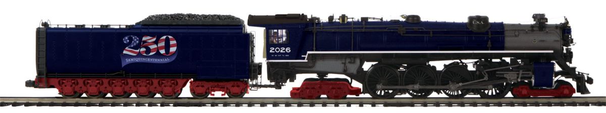MTH MTH20301281 O Americas 250th 4-8-4 Steam Loco P3 2026 Coal