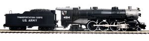 MTH MTH2038121 O USRA 4-6-2 Hvy.Pacific Steam Loco US Army #494/3.0