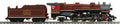 MTH MTH2038171 O USRA 4-6-2 Hvy.Pacific Steam Loco Chicago & Alton #656/3.