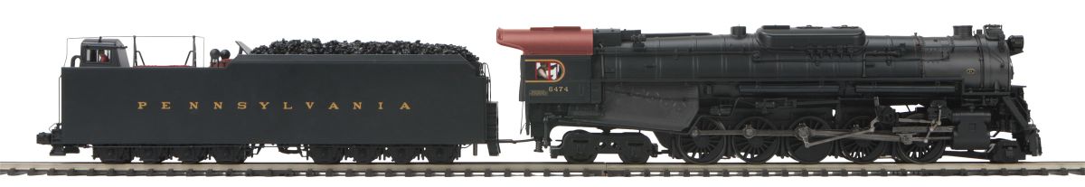 MTH MTH2038491 O PRR J-1 2-10-4 Steam Loco #6474/3.0
