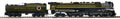 MTH MTH2039461 O NP 4-6-6-4 Z-6 Challenger #5105 Main Street/3.0