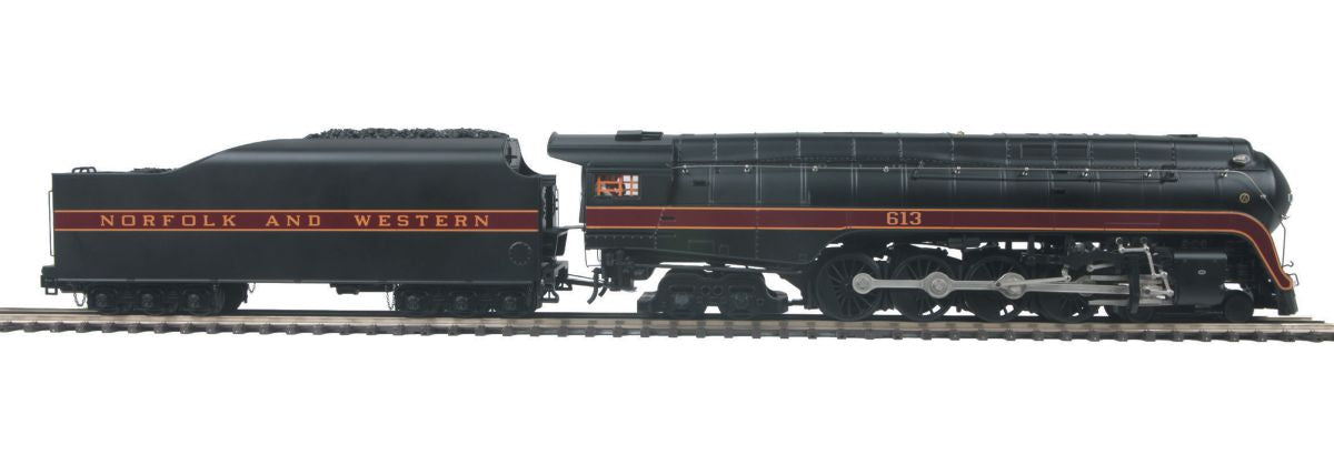MTH MTH2039511 O N&W 4-8-4 J Steam Engine /3.0 #613