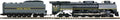 MTH MTH2039591 O UP FEF 4-8-4 Steam Loco #833/Coal/3.0