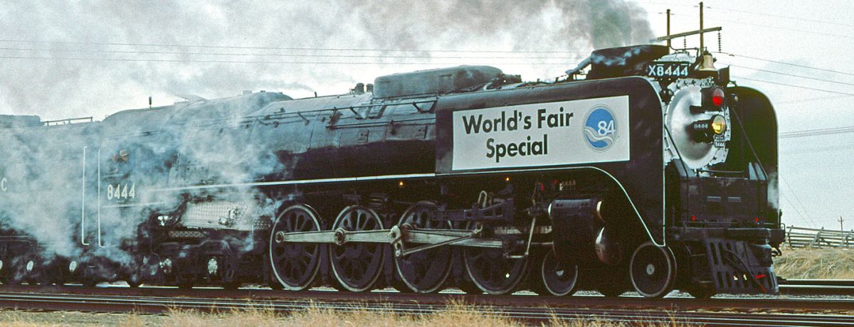MTH MTH2039701 O O UP FEF 4-8-4 Steam Loco #844 Worlds Fair/Oil/3.0