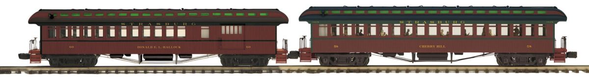 MTH MTH2062103 O Strasburg 2pk 64 Woodside Combine/Coach