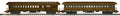 MTH MTH2062109 O Central Pacific 2pk 64 Woodside Combine/Coach
