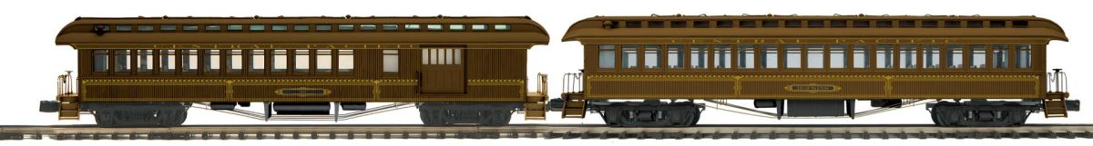 MTH MTH2062109 O Central Pacific 2pk 64 Woodside Combine/Coach