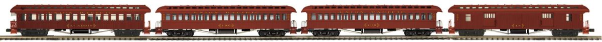 MTH MTH2062111 O UP 4pk 64 Woodside Psg.Cars