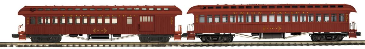 MTH MTH2062112 O UP 2pk 64 Woodside Combine/Coach