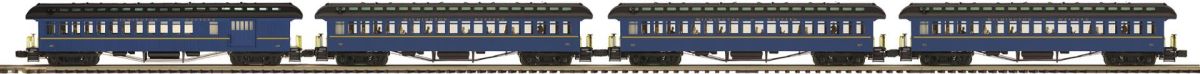 MTH MTH2062117 O Wilmington & Western 4pk 64 Woodside Psg.Cars