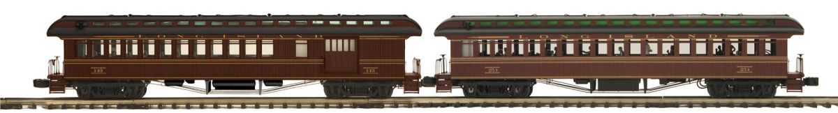 MTH MTH2062119 O LIRR 2pk 64 Woodside Combine/Coach