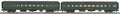 MTH MTH2064209 O RDG 2pk 70 Smoothside Slpr/Diner Psg.Cars