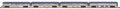 MTH MTH2064232 O NKP 4pk 70 Ridded Psg.Cars