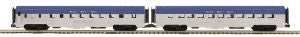MTH MTH2064233 O NKP 2pk 70 Ribbed Slpr/Diner Psg.Cars