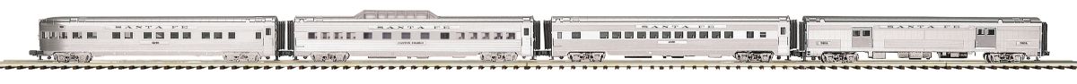 MTH MTH2064242 O O SF 4pk 70 Streamlined Psg.Cars