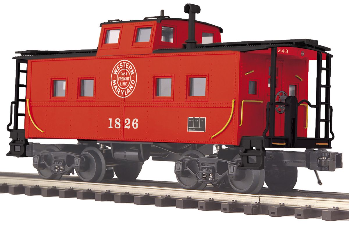 MTH MTH2091716 O Center Cupola Steel Caboose WM