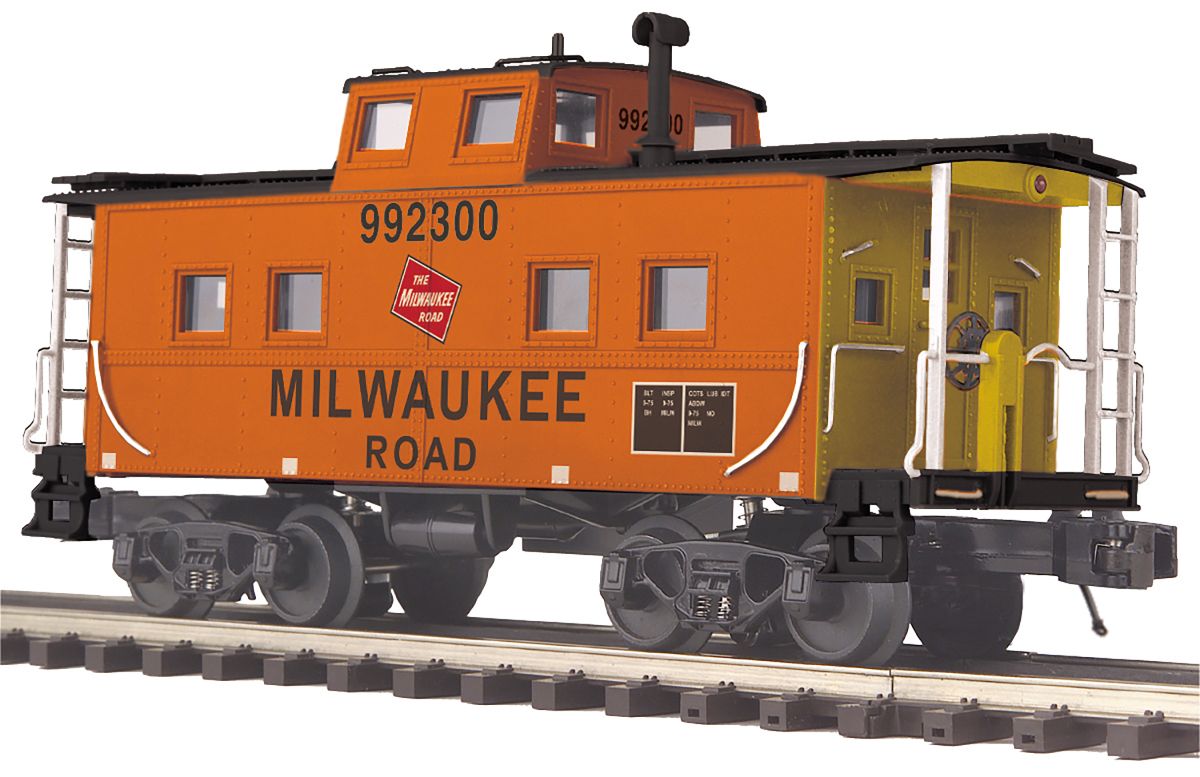 MTH MTH2091717 O Center Cupola Steel Caboose Milw.Rd.