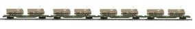 MTH MTH2092284 O 4-Car 60 Flat Car Set W/(2) M270 Rocket Launchers Desert