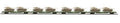 MTH MTH2092285 O 4-Car 60 Flat Car Set W/(2) M60 Tanks Desert Scheme