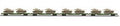 MTH MTH2092286 O 4-Car 60 Flat Car Set W/(2) M60 Tanks Desert Scheme