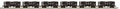 MTH MTH2092292 O 2-Bay Fish Belly Hopper 6pk N&W