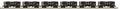 MTH MTH2092293 O 2-Bay Fish Belly Hopper 6pk N&W