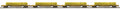 MTH MTH2092312 O 60 Flatcar w/Pipe Load 4pk TTX