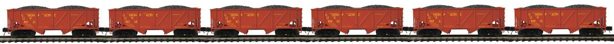 MTH MTH2092348 O 34 2-Bay Composite Hopper 6pk UP