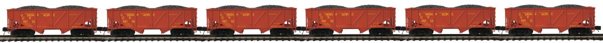 MTH MTH2092349 O 34 2-Bay Composite Hopper 6pk UP