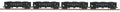 MTH MTH2092363 O PRR 4-Car 70-Ton 3-Bay Hopper Set
