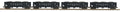 MTH MTH2092364 O PRR 4-Car 70-Ton 3-Bay Hopper Set