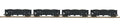 MTH MTH2092365 O P&LE 4-Car 70-Ton 3-Bay Hopper Set