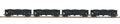 MTH MTH2092366 O P&LE 4-Car 70-Ton 3-Bay Hopper Set