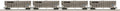 MTH MTH2092390 O NS 4pk Coke Hoppers (Plated)