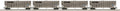 MTH MTH2092391 O NS 4pk Coke Hoppers (Plated)