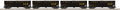 MTH MTH2092394 O CSX 4pk Coke Hoppers