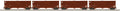 MTH MTH2092396 O CR 4pk Coke Hoppers