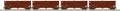 MTH MTH2092397 O CR 4pk Coke Hoppers
