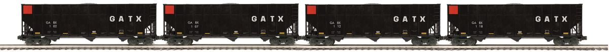 MTH MTH2092398 O GATX 4pk Coke Hoppers