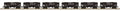 MTH MTH2092410 O 2-Bay Fish Belly Hopper 6pk B&O