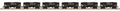MTH MTH2092411 O 2-Bay Fish Belly Hopper 6pk B&O