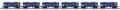 MTH MTH2092412 O 2-Bay Fish Belly Hopper 6pk D&H
