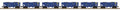 MTH MTH2092413 O 2-Bay Fish Belly Hopper 6pk D&H