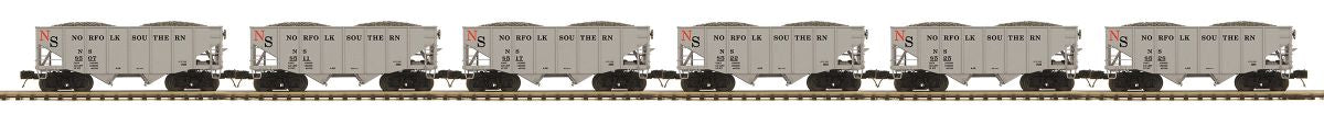 MTH MTH2092415 O 2-Bay Fish Belly Hopper 6pk NS