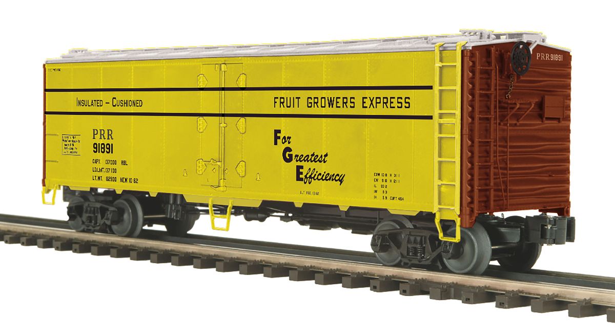 MTH MTH2094582 O 40 Steel Side Reefer PRR