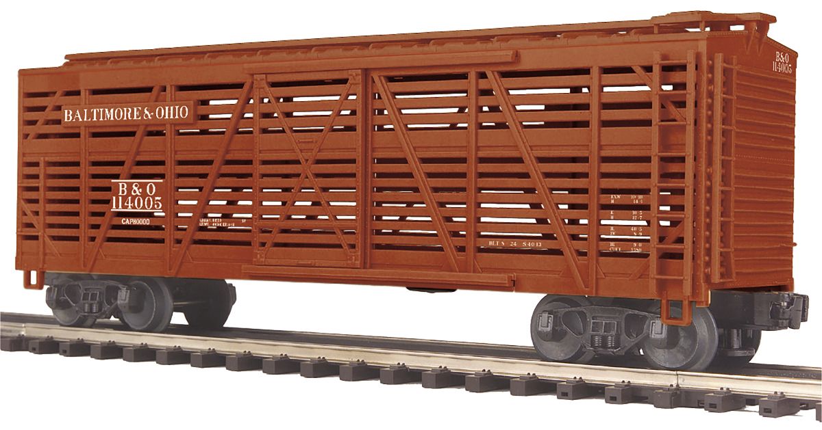 MTH MTH2094728 O Steel Sided Stck Car B&O