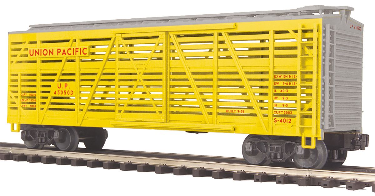 MTH MTH2094730 O Steel Sided Stck Car UP