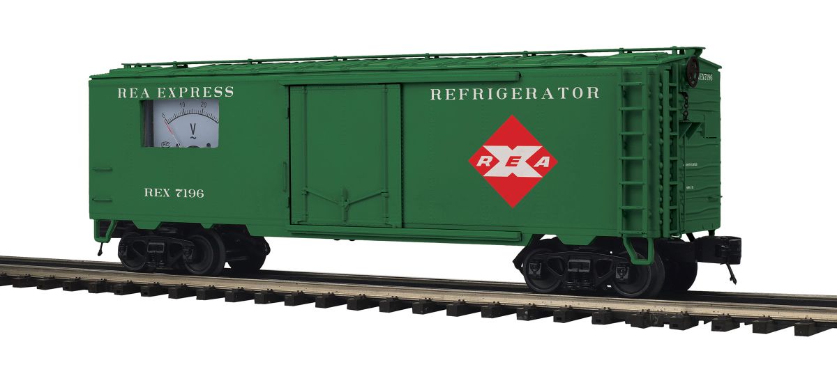 MTH MTH2094744  O 40 Steel Side Power Meter Car REA