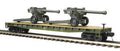 MTH MTH2095347 O US Army Flatcar w/105mm Howitzers #609042